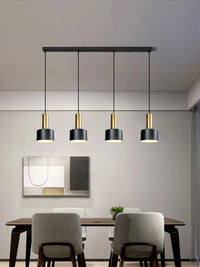 Minimalist Dining Room Chandelier Lamp for Light Luxury Living Room for Long Dining Tables and Bar Areas