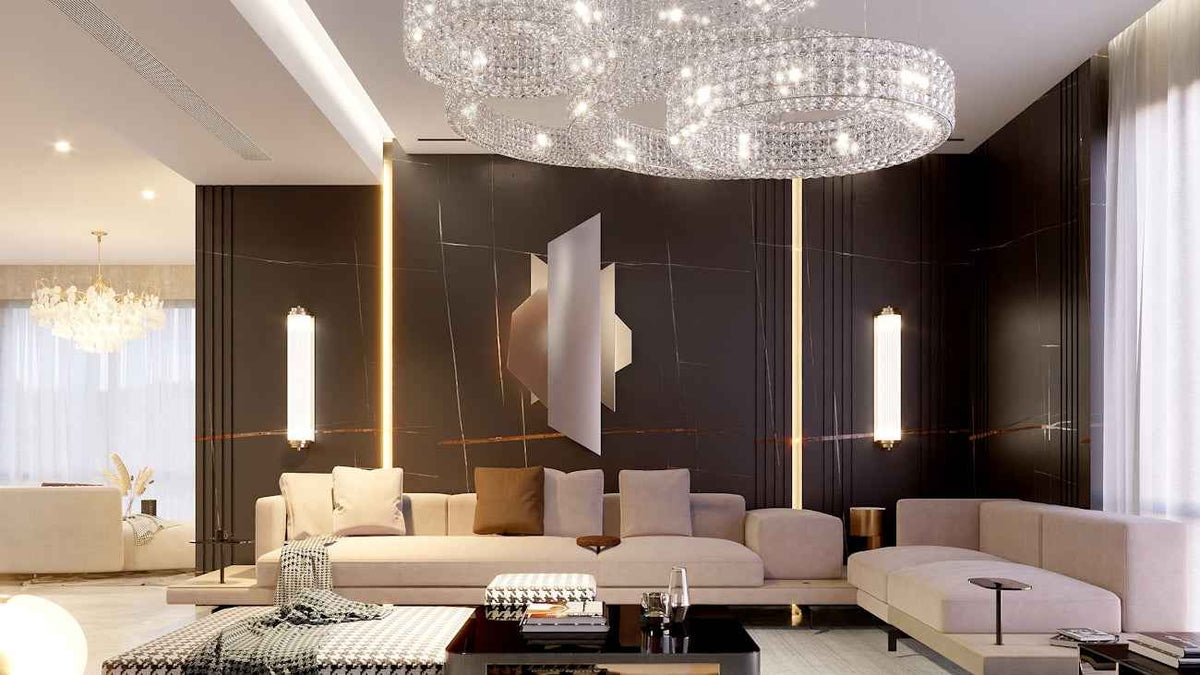 Create Stunning Interiors with Contemporary Wall Lights and Crystal Chandeliers