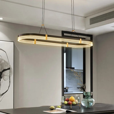 Creative Designer Art Lamp: Modern Minimalist Chandelier Perfect for Dining Rooms, Bars, and Long Kitchen Tables