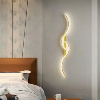 Modern LED Wall Lamp Long Strip Lustre for Living Room Sofa, Home Interior Lighting Fixtures