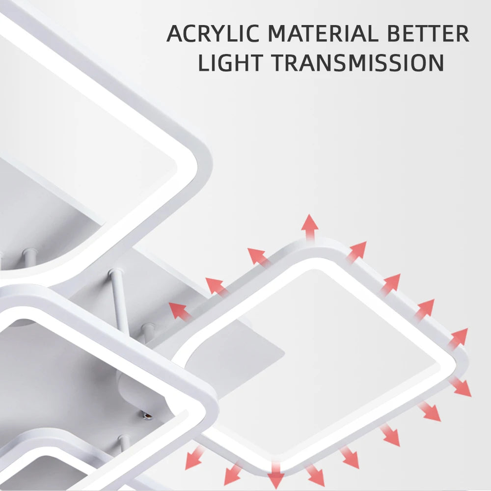Modern LED Ceiling Light: Stylish Suspension Lamp for Versatile Home Decor for Bedroom