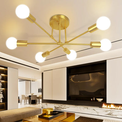 Modern Elegance: The 6-Light Chandelier for Stylish Illumination