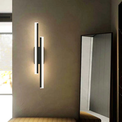 Line Strip LED Wall Light Nordic Minimalist Stylish Modern Bedroom Wall Lamp for TV Background