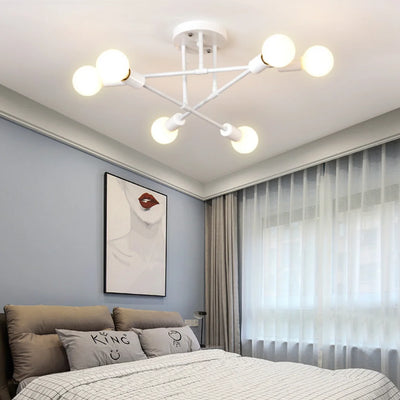 Modern Elegance: The 6-Light Chandelier for Stylish Illumination