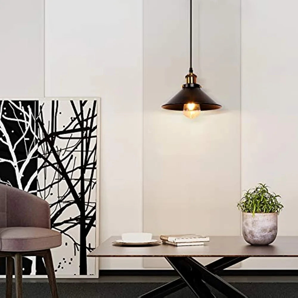 Retro Loft Vintage Pendant Light: Industrial E27 Chandelier Lamp for Stylish Living Rooms