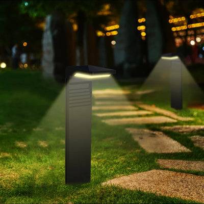 Solar Garden Lawn Light – Waterproof LED Outdoor Pathway Bollard