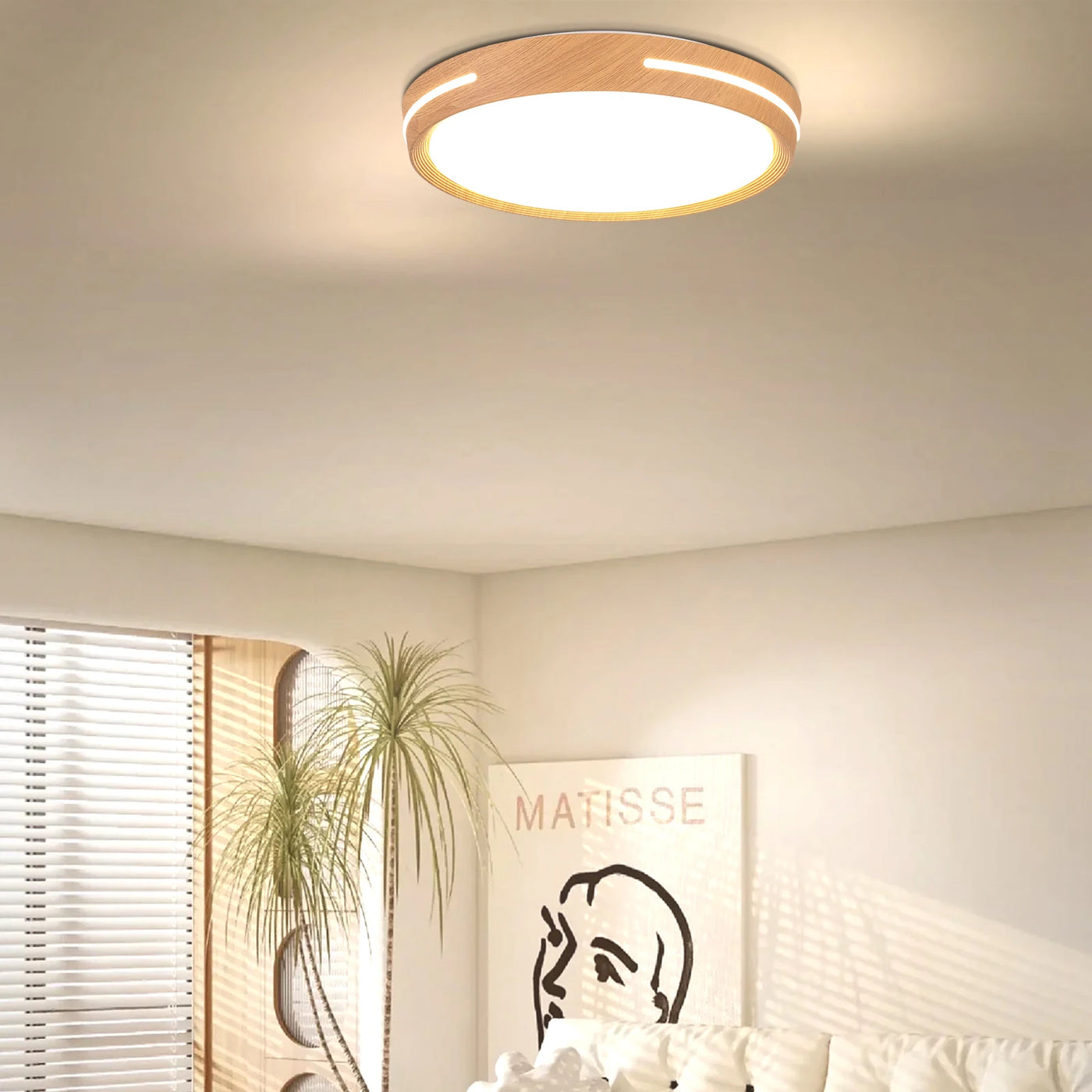 LED Chandelier Ceiling Lights Living Room For Home Fixtures Nursery Indoor Bedroom Wood Ceiling Lamp in the Hallway Modern Decor