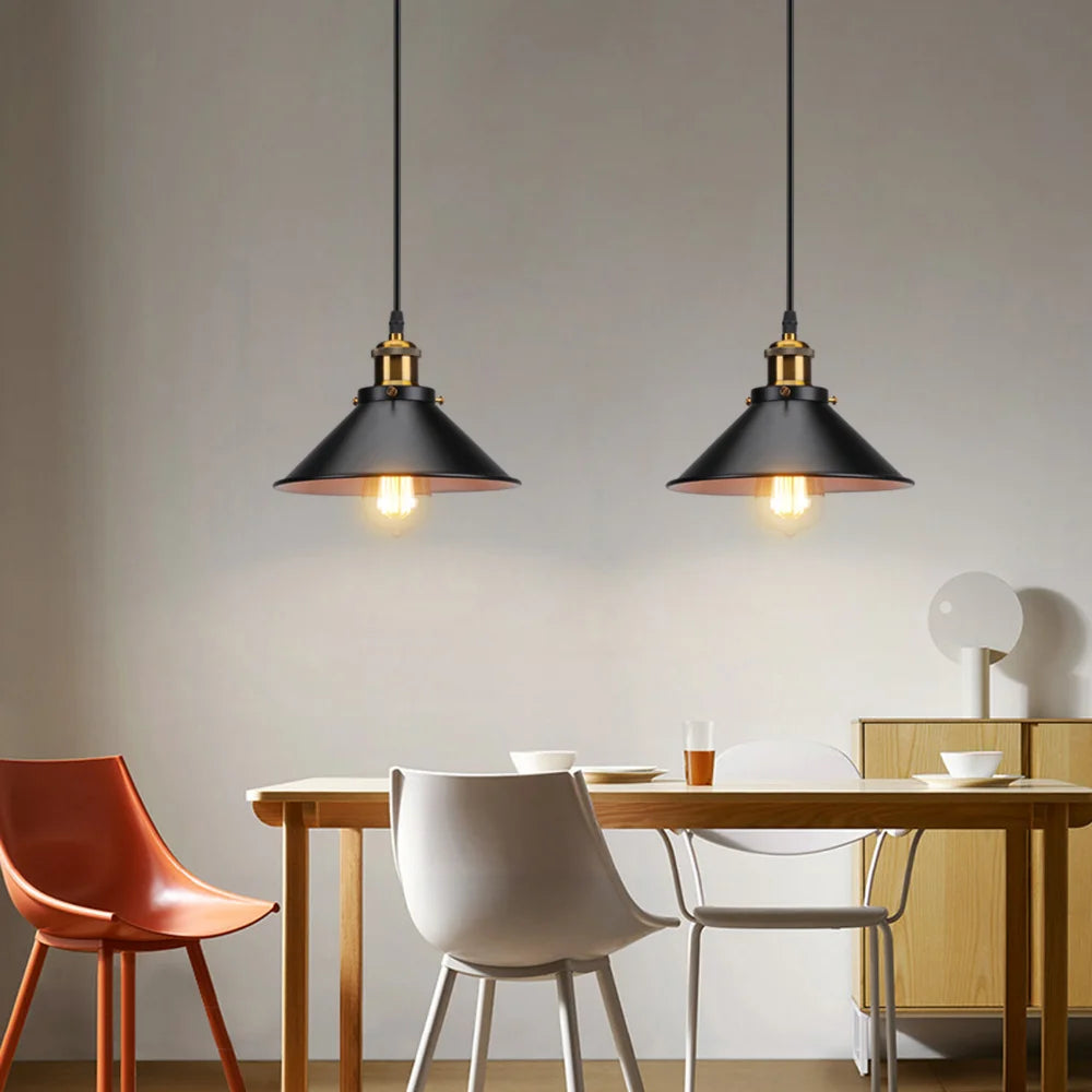 Retro Loft Vintage Pendant Light: Industrial E27 Chandelier Lamp for Stylish Living Rooms