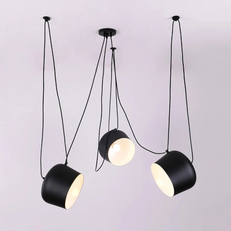 Variable Design Modern Spider Industrial Pendant Lights - Contemporary Lighting for Dining Rooms, Restaurants, and Kitchens