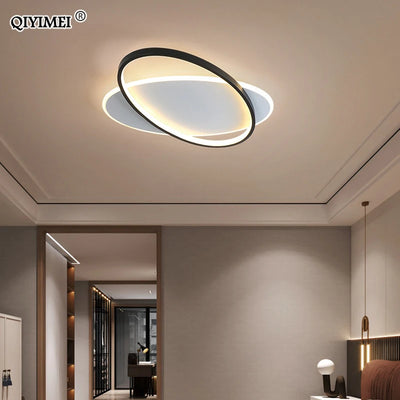 Modern Round LED Ceiling Light Decoration for Bedroom, Study, and Living Room