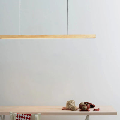 Modern Wooden Pendant Lights - Suitable for Kitchen Islands, Dining Rooms, Living Rooms, and Offices
