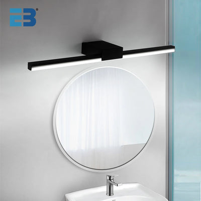 Modern LED Wall Lamp for Stylish Bathrooms Indoor Modern Wall Sconces Mirror Black & White