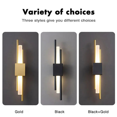 Nordic LED Wall Lamp: Perfect for Indoor Lighting in Bathrooms, Living Rooms, Corridors, and Bedrooms