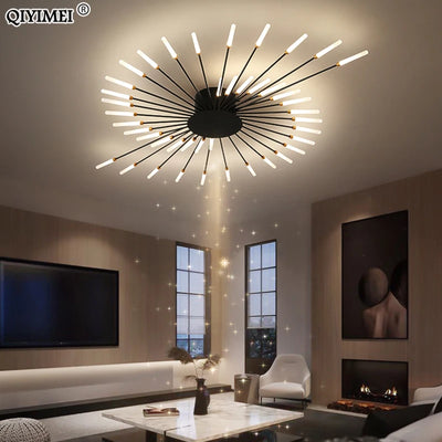 QIYIMEI Modern LED Ceiling Light for Bedroom, Hall, and Living Room