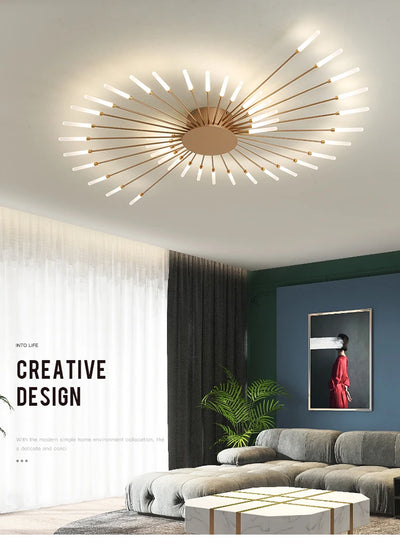 QIYIMEI Modern LED Ceiling Light for Bedroom, Hall, and Living Room