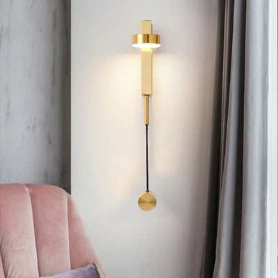 Modern LED Bedroom Wall Lamps: Rotating Dimming Switch for Stylish Wall Decor in Living Rooms