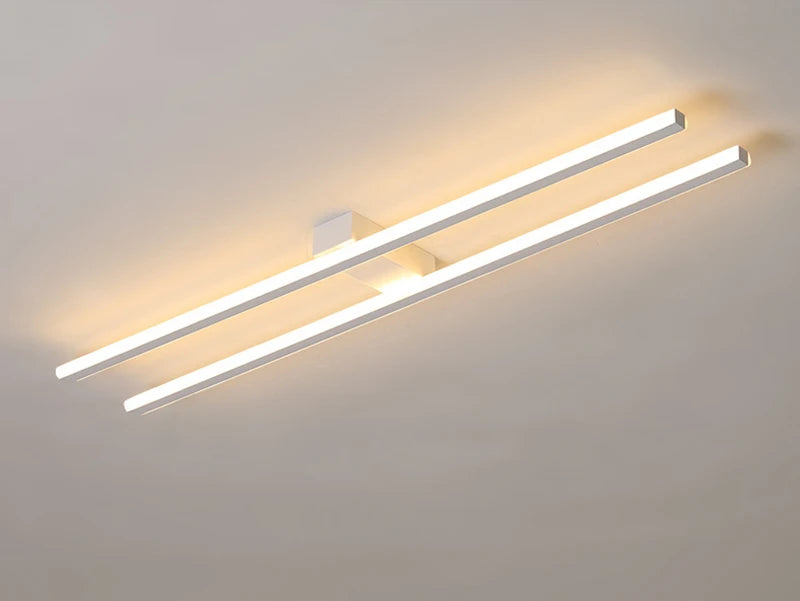 Nordic Long LED Ceiling Light – Modern Fixture for Aisles and Corridors