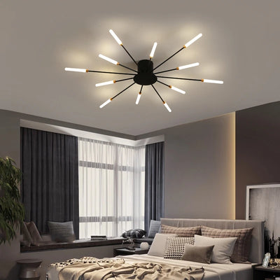 Modern LED Firework Ceiling Chandelier for Bedroom, Living Room, and Dining Hall