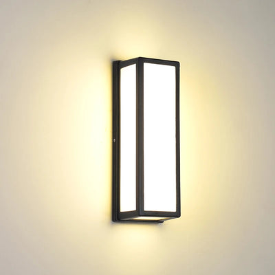 LED Outdoor Wall Lamp with Motion Sensor - Waterproof Light Fixture for Outdoor Lighting Porch