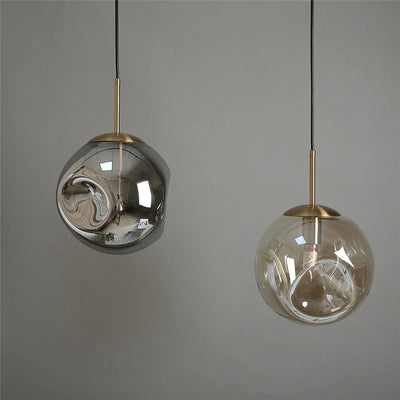 Modern Nordic Glass Ball LED Pendant Lights: Enhance Your Home Decor with Artistic Illumination