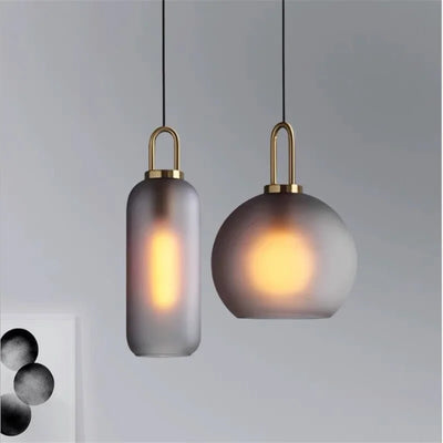 Modern Nordic Glass Ball Pendant Lights for Dining Room and Kitchen Lighting