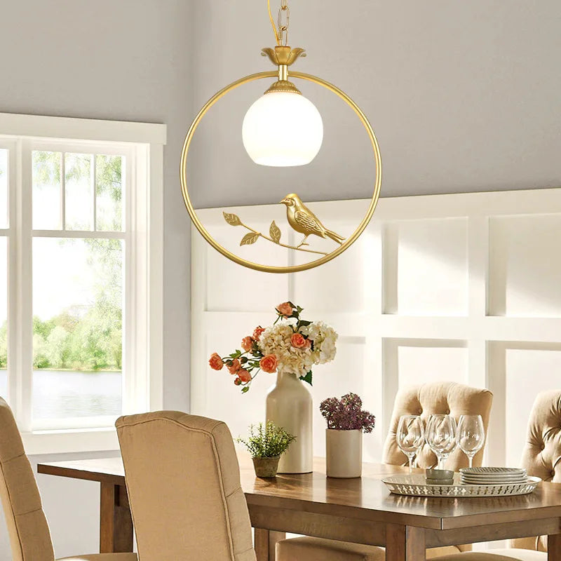 Vintage Loft Pendant Lights - Creative Bird Lamp for Dining Room Decoration