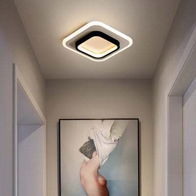 Modern Aisle LED Ceiling Lamp: Minimalist Style for Corridors and Entrances, Outdoor Lighting Fixture