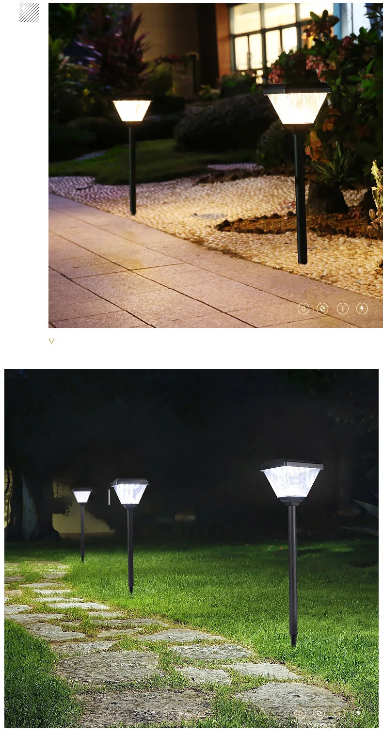 LED Solar Torch Lights – Waterproof Outdoor Landscape Lamp