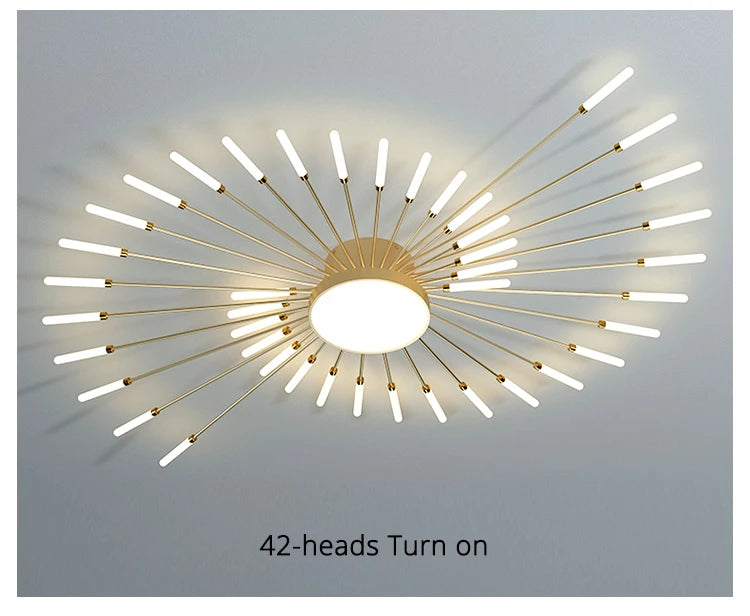 QIYIMEI Modern LED Ceiling Light for Bedroom, Hall, and Living Room