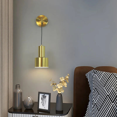 Nordic Modern LED Wall Lamp Gold Black E27 Sconces Light Indoor Home Kitchen Bedside Bedroom Living Room Decoration Illuminate