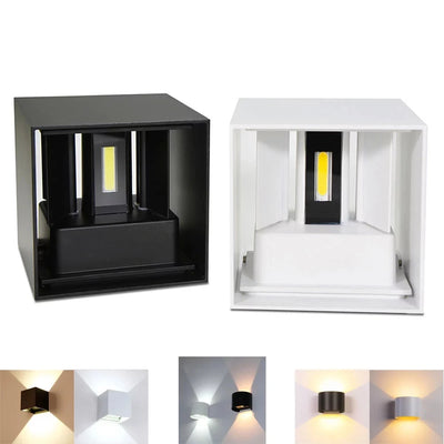 Up and Down LED Wall Lamp Waterproof Aluminum Interior Wall Light for Bedroom, Living Room, Corridor