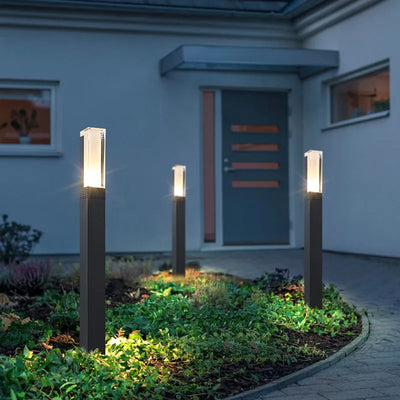 Waterproof IP65 Aluminum Pillar Garden Path Square Landscape Lawn Lights: AC12V 10W LED Lamp