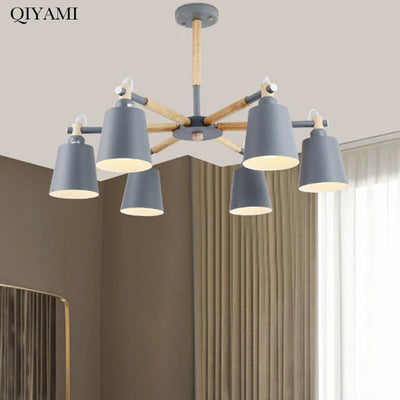 Versatile Lighting: Modern Nordic Wooden Chandelier Lights for Any Decor Style