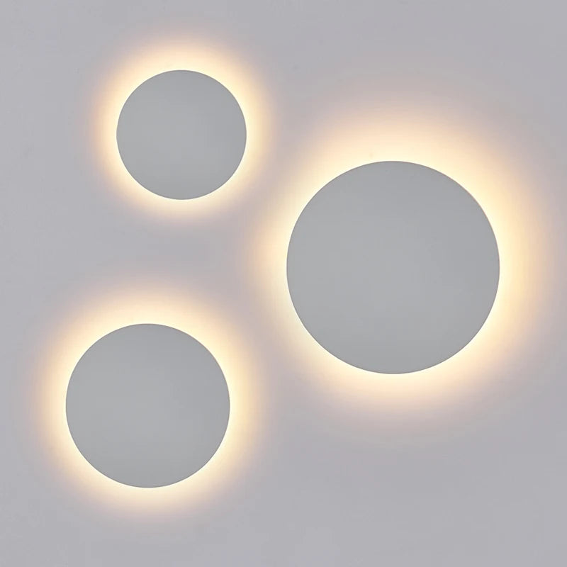 Modern LED Indoor Wall Lamp Available in 8W, 12W, 18W Round or Square Design for Home Living Room