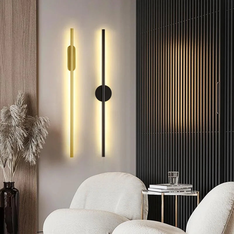 Modern LED Wall Light - Gold Sconce for Bedroom and Indoor Decoration