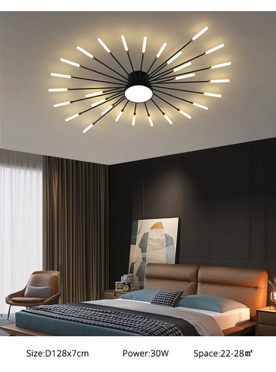 QIYIMEI Modern LED Ceiling Light for Bedroom, Hall, and Living Room