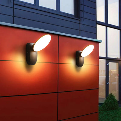 Outdoor Waterproof LED Wall Light - Modern Brushed Stainless Fixture for Balcony, Garden, and Outdoor Lighting