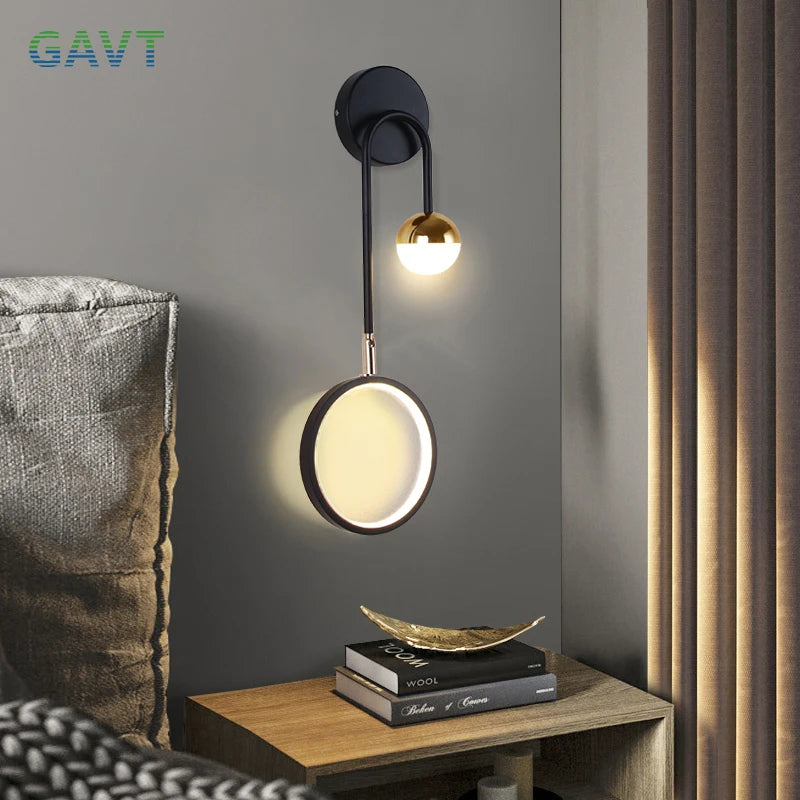 LED Wall Lamp - Modern Interior Wall Light Fixture for Living Room and Bedroom Decoration