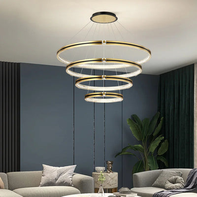 Modern Crystal Chandelier: Luxury Ambiance for Dining Rooms & Grand Spaces