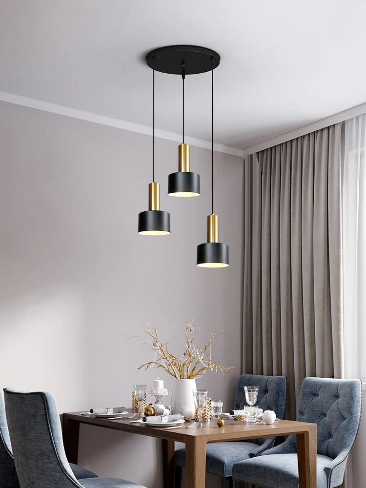Minimalist Dining Room Chandelier Lamp for Light Luxury Living Room for Long Dining Tables and Bar Areas