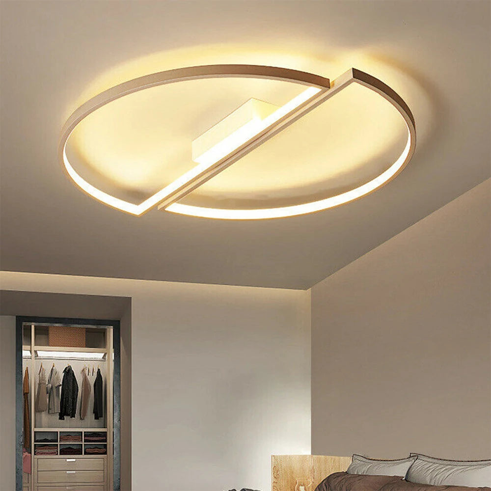 Modern LED Ceiling Lights Semicircle Ceiling Lamp AC85-265V Nordic Chandelier for Home Living Room Decoration