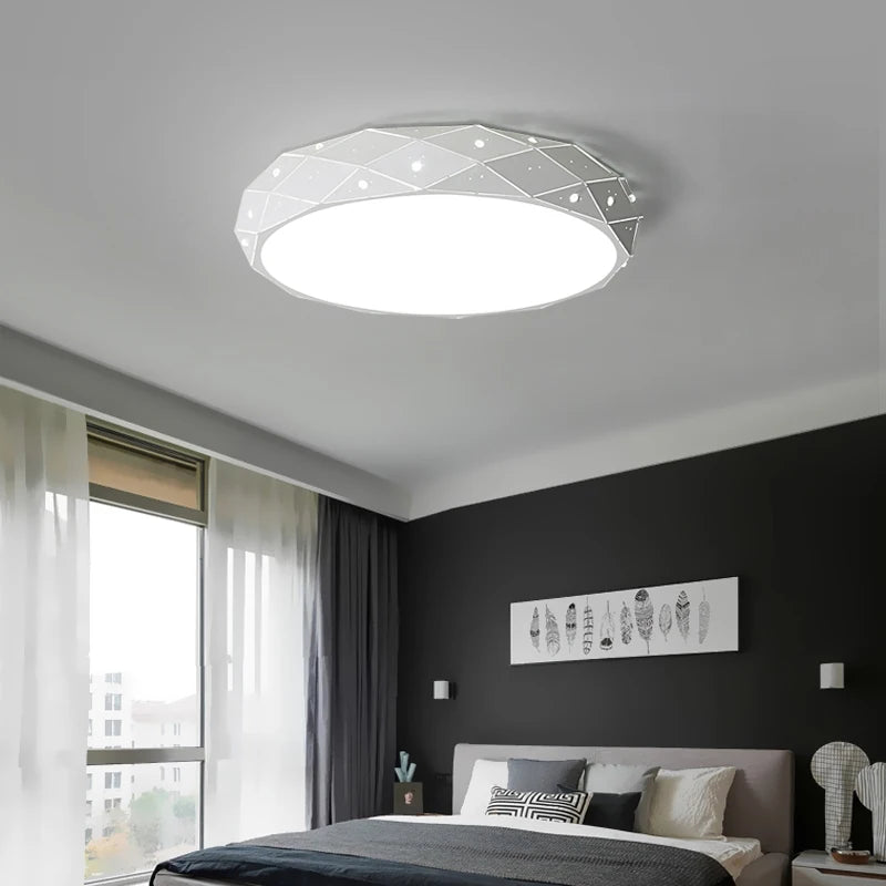 Dimmable Iron Chandelier Lights with Remote Control for Child Bedroom Living Room - Modern Style Indoor Fixtures