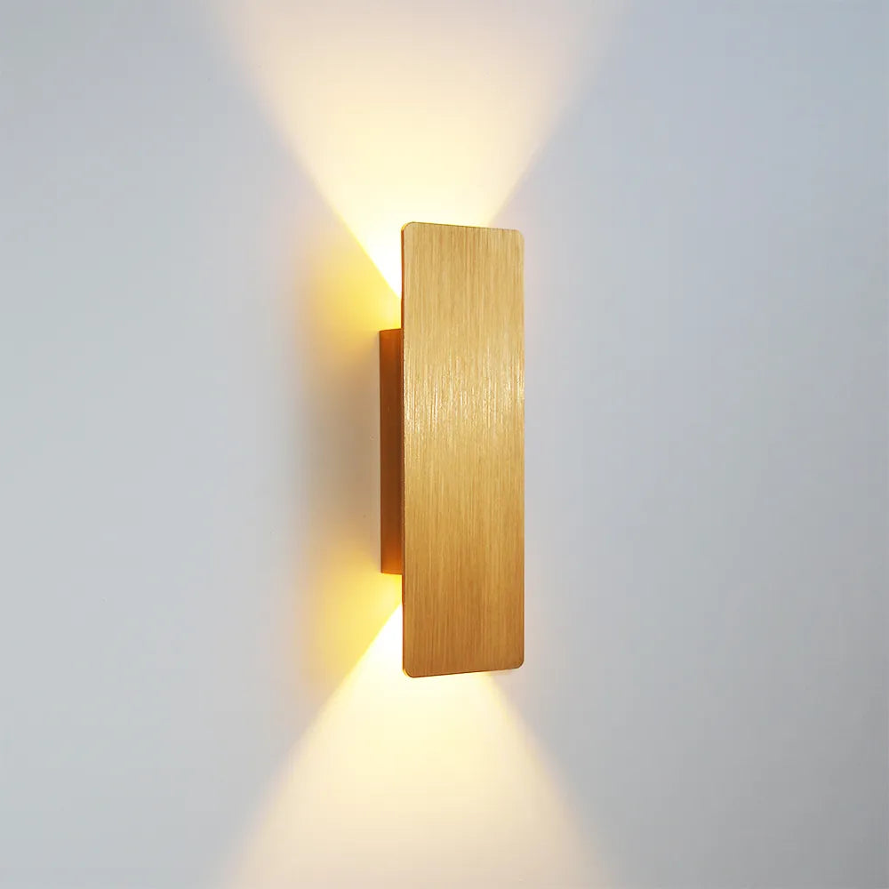 Modern 6W LED Indoor Wall Lamp - Aluminum Wall Light for Bedroom, Living Room, Aisle, Corridor