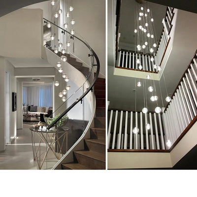 Modern Crystal Ball Pendant Lights - Elegant Lighting for Bedrooms, Living Rooms, and More