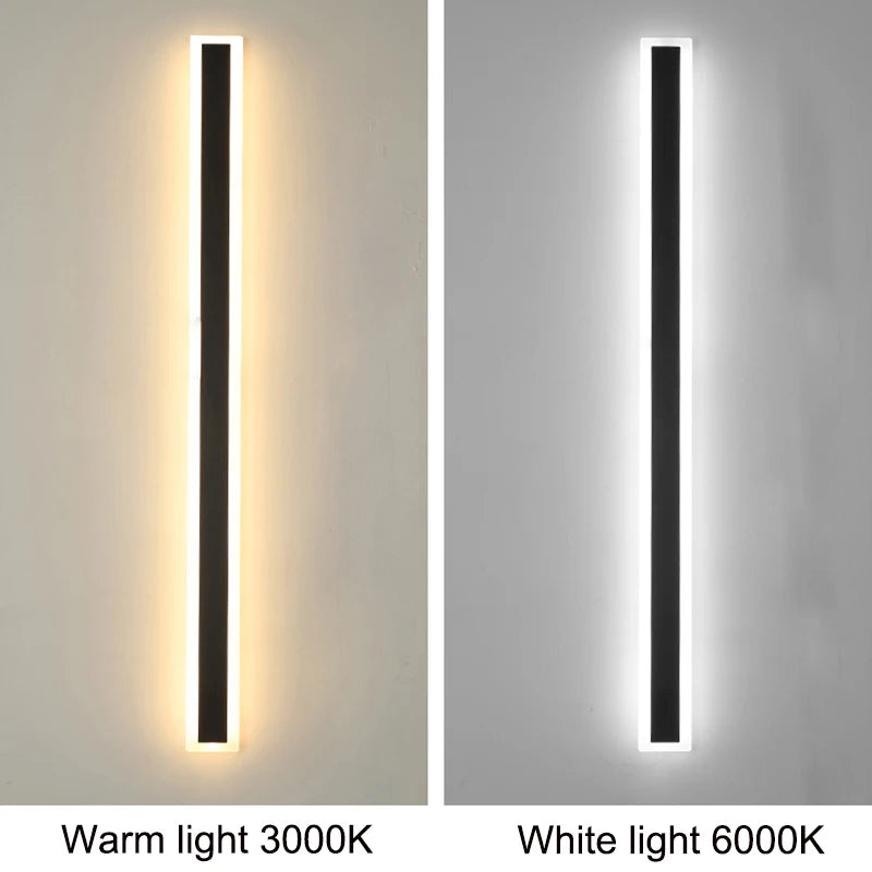 Modern LED Outdoor Wall Light - Stylish and Waterproof Lighting Solution for Various Spaces