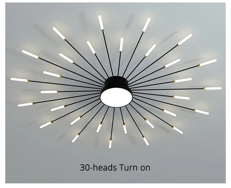 QIYIMEI Modern LED Ceiling Light for Bedroom, Hall, and Living Room