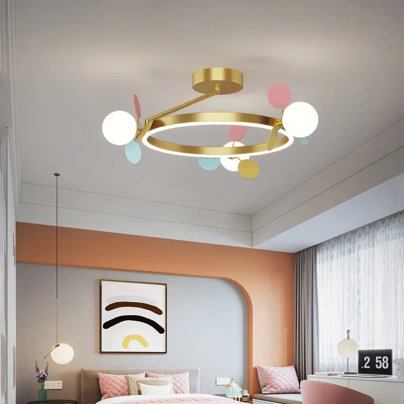 New Golden Bedroom Chandelier