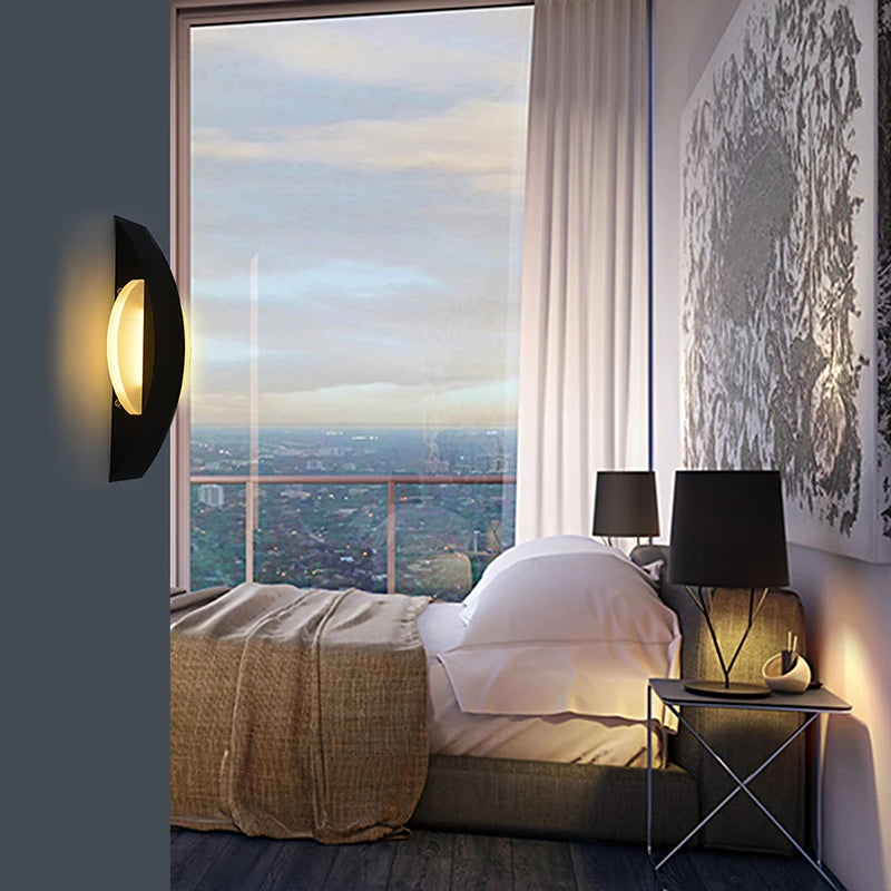 Feimefeiyou LED Wall Lamps – Modern Simple Bedroom Lights, Indoor Dining-room Corridor Lighting, Aluminum Material