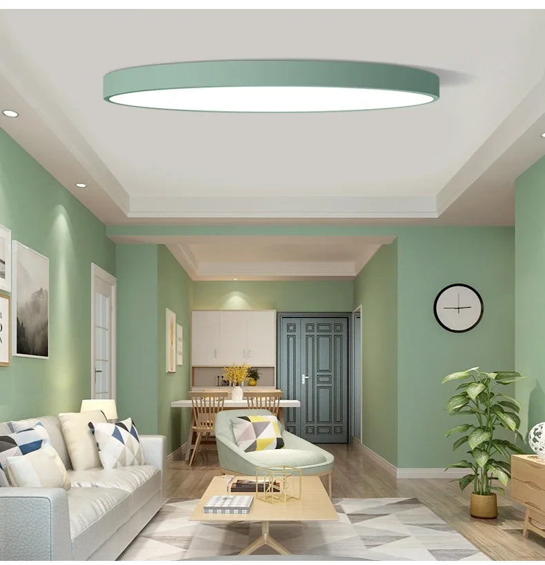 Remote Control Surface Mounted LED Ceiling Lamp – 18W, 24W, 36W Modern Panel Lights