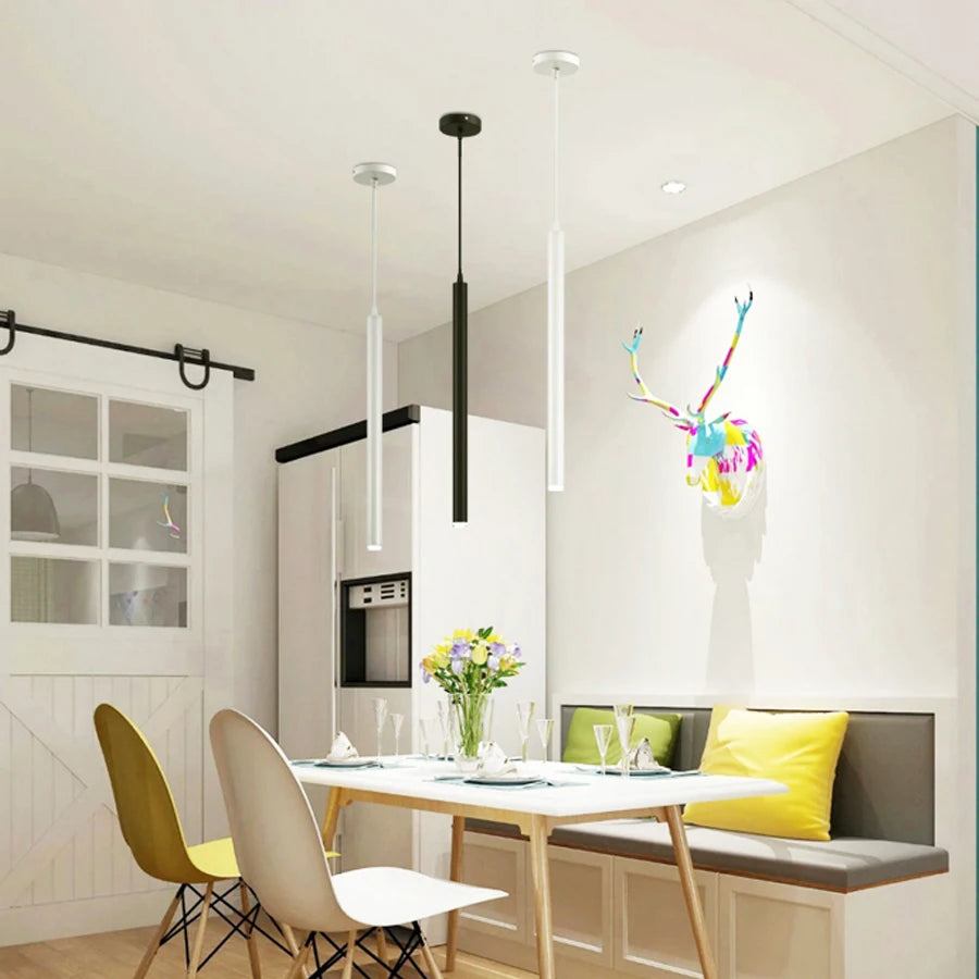 Modern LED Pendant Lamp: Sleek Illumination for Smaller Spaces